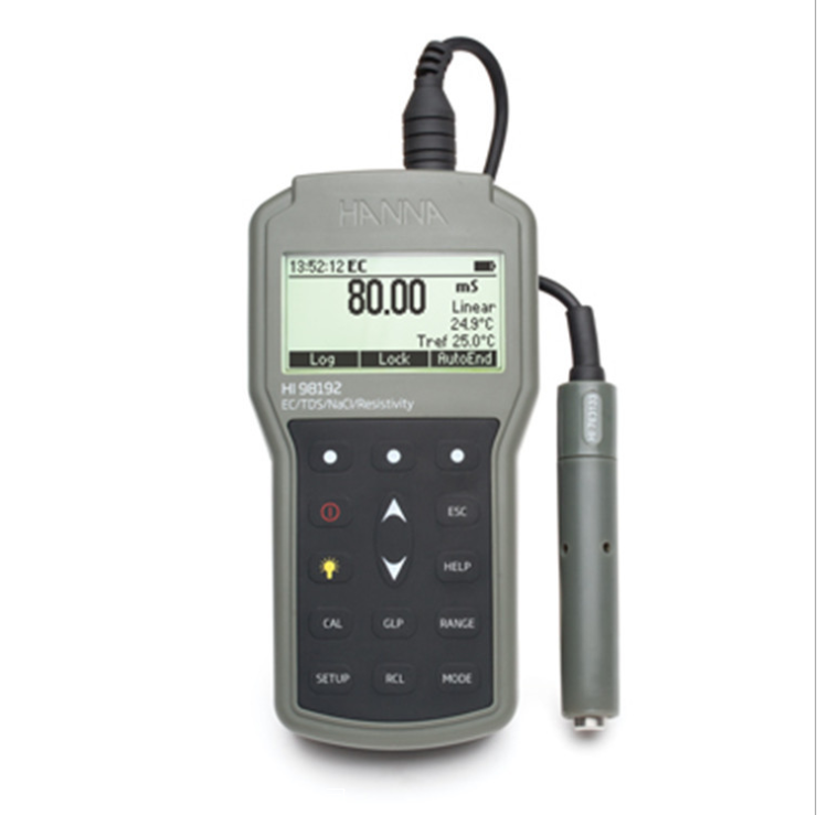 哈纳hi98192便携式电导率电导率分析仪