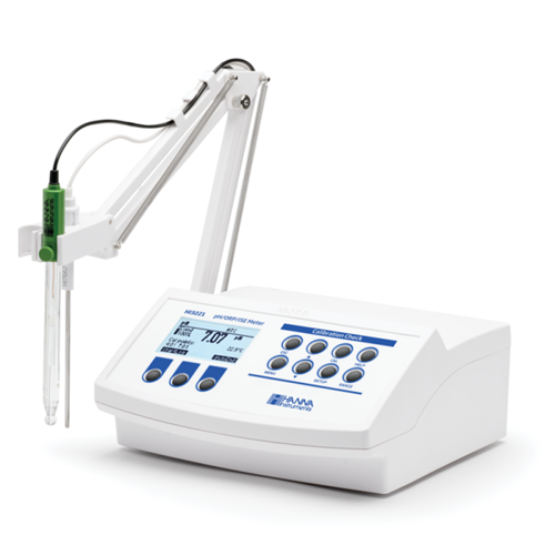 hanna哈纳hi3221 ph/orp/ise/温度台式测定仪单通道